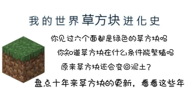 我的世界草方块图鉴及获取方法全攻略，惊喜消息：新增稀有变种草方块揭秘！