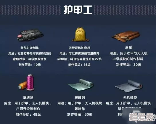 揭秘《明日之后》4级背包扩容袋详细制作攻略与材料爆料